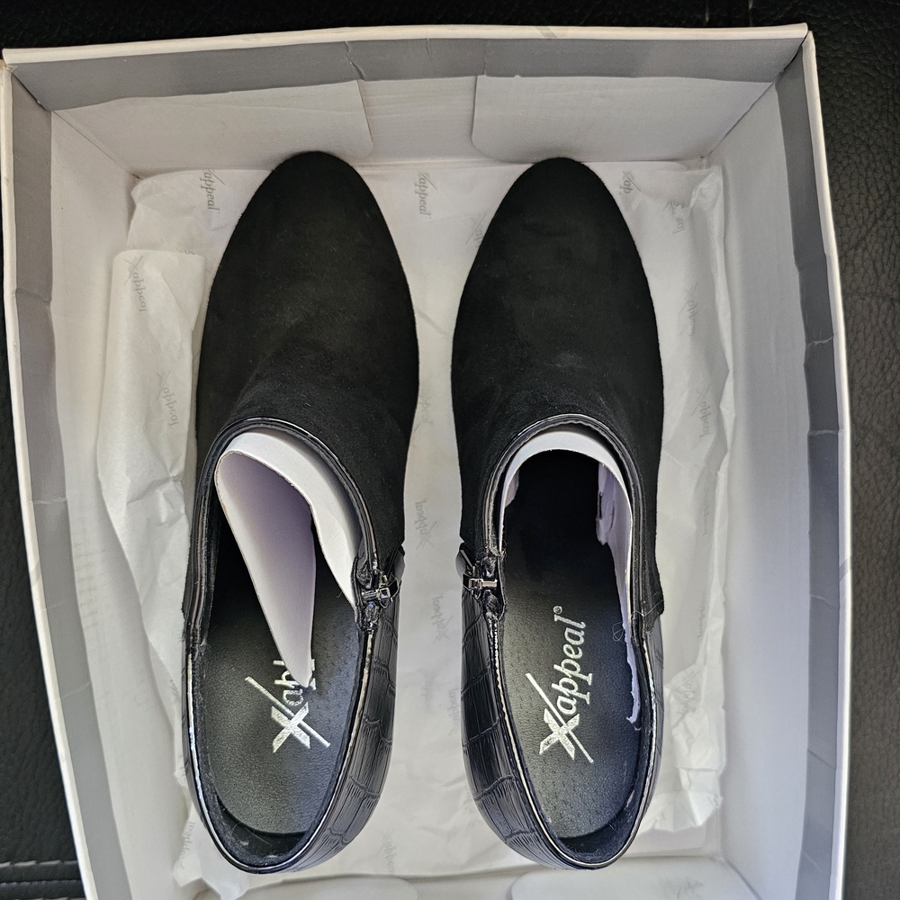 Xappeal Black Ankle Boots